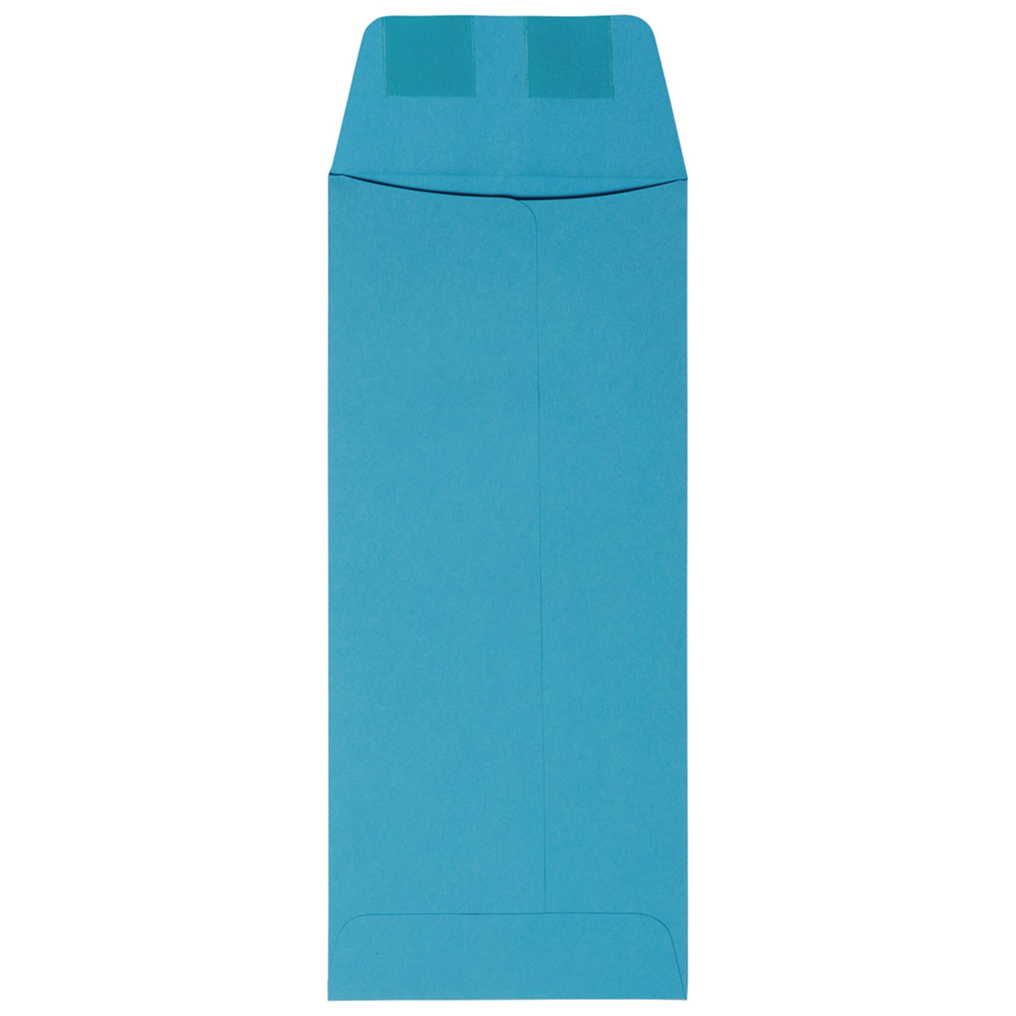 JAM Paper #10 Blue Recycled Policy Business Envelopes, 25ct.